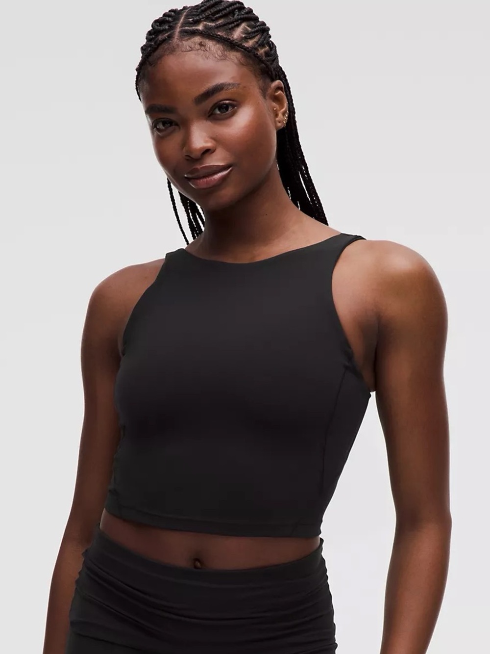 Lululemon Align High Neck Tank in Black